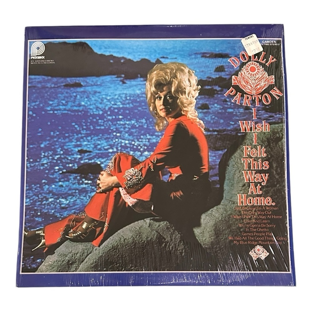 Dolly Parton I Wish I Felt This Way At Home LP Vinyl Record Album 1975
